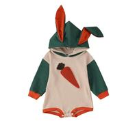 Cokbyavla Unisex Newborn Easter Outfit,First Easter Outfit Girl Preemie Easter Outfit Princessbaby Girl Newborn Sunflower Easter Jumpsuit Baby Girl One Piece 0-3 Months U(95Khaki,12-18 Months)