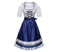 Cokbyavla Women German Oktoberfest Costumes for Bavarian Carnival, Oktoberfest Beer Festival Beer Party Bavarian Dirndl Dresses 2 Piece German Costume Womens Ren Faire Costume Women Fairy Vic XL