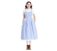 Cokbyavla Women German Oktoberfest Costumes for Carnival, Oktoberfest Costume Bavarian Wench Costume Womens Medieval Pirate Costumes Gothic Victorian Dresses For Women Ost XXL