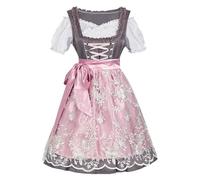 Cokbyavla Women's Adult Off-Shoulder Beer Maid Costume, Oktoberfest Traditional Outfit Bavarian Beer Women Costumes Medieval Costume Outfit For Women Renaissance Fraulein Womens Plus XL