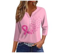Cokbyavla Women's Breast Cancer Fighter Believe Shirts,Breast Cancer Survivor Long Sleeve Shirts for Women Pink Fight Cancers Shirt for Women On Wednesdays We Wear Pink Pink Golf Skirt Breast