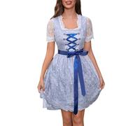 Cokbyavla Womens Dirndl Dresses, Dirndl Oktoberfest Costume Set Women Bavarian German Outfits Women German Beer Girl Costumes Russian Dresses For Medieval Dress For B M