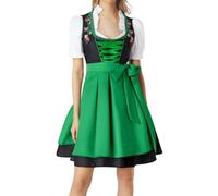 Cokbyavla Womens Oktoberfest Costume for Bavarian Carnival, Oktoberfest Outfit Bavarian Maid Clothes For Women German Costumes Women Plus Size Ren Faire Dress 4x Maiden Dress Beer C S