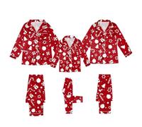 Cokbyavla Xmas Long Sleeve Button Up Sleepwear Pj Set, Satin Christmas Pajamas Family His and Hers Matching Pajamas Matching for Couples Christmas Green Silk Pajam(Kid,7-8 Years)