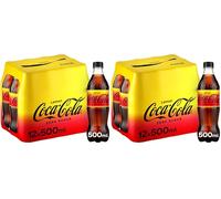 Coke Zero Lemon 12x500ml (Pack of 2)