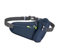 Cokeco Running Fanny Pack with Water Bottle Holder Running Belt Hydration Bag for Men and Women Adjustable Strap Waist Pack Suitable for Running Hiking Walking Jogging Climbing, dark blue, Crossbody