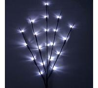 COKEEY LED Branch Lights Battery Powered,Decorative Branch Lights Tall Vase Filler Willow Twig Lighted Branches for Chirstmas New Year Wedding Home Party Decoration (White Light)