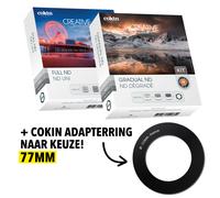 Cokin Full ND & Gradual ND Pack incl. 77mm Adapter Ring | ✅ 5 years warranty