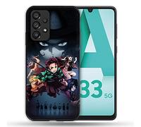 Cokitec Black Manga Demon Slayer Case for Samsung Galaxy A33 5G