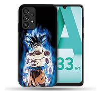 Cokitec Black Manga Dragon Ball Sangoku Case for Samsung Galaxy A33 5G
