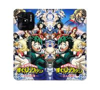 Cokitec Leather Wallet Case for Xiaomi Redmi 10C Manga My Hero Academia Poster