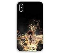 Cokitec Manga One Piece Ace Case for iPhone XR Black