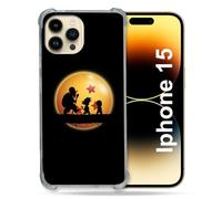 Cokitec Reinforced Case for iPhone 15 (6.1) Manga Dragon Ball Vintage