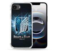 Cokitec Reinforced Case for iPhone 16e Manga Attack Titans Black