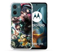 Cokitec Reinforced Case for Motorola G05 / E15 Manga Demon Slayer Group