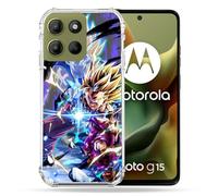 Cokitec Reinforced Case for Motorola G15 Manga Dragon Ball Sangohan Duo
