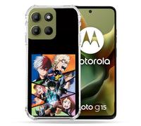 Cokitec Reinforced Case for Motorola G15 Manga My Hero Academia Black