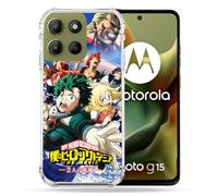 Cokitec Reinforced Case for Motorola G15 Manga My Hero Academia Poster