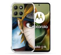 Cokitec Reinforced Case for Motorola G15 Manga Naruto White