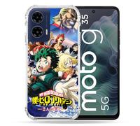 Cokitec Reinforced Case for Motorola G35 5G Manga My Hero Academia Poster