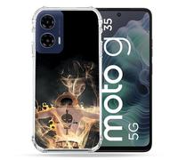 Cokitec Reinforced Case for Motorola G35 5G Manga One Piece Ace Black