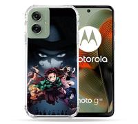 Cokitec Reinforced Case for Motorola G55 5G Manga Demon Slayer Black