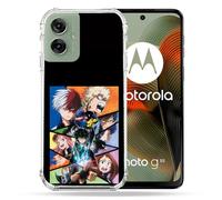 Cokitec Reinforced Case for Motorola G55 5G Manga My Hero Academia Black