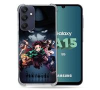 Cokitec Reinforced Case for Samsung Galaxy A15 4G / 5G Manga Demon Slayer Black