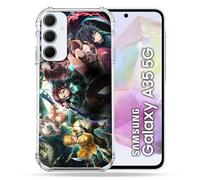 Cokitec Reinforced Case for Samsung Galaxy A35 5G Manga Demon Slayer Group