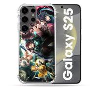 Cokitec Reinforced Case for Samsung Galaxy S25 Manga Demon Slayer Group