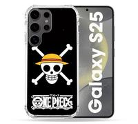 Cokitec Reinforced Case for Samsung Galaxy S25 Manga One Piece Skull Design