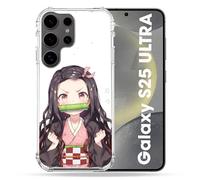 Cokitec Reinforced Case for Samsung Galaxy S25 Ultra Manga Demon Slayer Nezuko