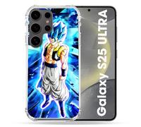 Cokitec Reinforced Case for Samsung Galaxy S25 Ultra Manga Dragon Ball Gogeta Light