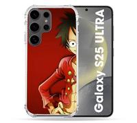 Cokitec Reinforced Case for Samsung Galaxy S25 Ultra Manga One Piece Luffy
