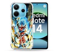 Cokitec Reinforced Case for Xiaomi Redmi Note 14 4G Manga Dragon Ball Sangoku White