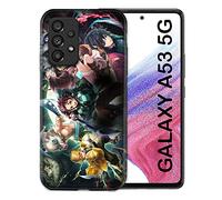 Cokitec Samsung Galaxy A53 5G Case Manga Demon Slayer Group Multicoloured