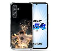 Cokitec Tempered Glass Reinforced Case for Samsung Galaxy A54 5G Manga One Piece Ace Black