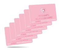 Cokoozoo RFID Blocking Card 6 PCS - Credit & Debit Card Protector, Wallet Defender for Contactless Cards, Secure RFID Safe Guard for Men & Women, Prevent Identity Theft, Slim Protective Card Blocker