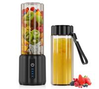 COKUNST Portable Personal Blender Smoothies Maker to go, 500ml Mini Rechargable Mixer with 6 Blades & Leakproof Travel Cup, 22000 RPM, USB-C Jack, Mini Blender for Shakes, Baby Food