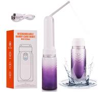 COKWEL Portable Bidet, Travel Rechargeable Mini Handheld Electric Bidet Sprayer, 3 Spraying Modes Toilet Travel Bidet for Personal Hygiene, Baby Wash, Postpartum Care, Hemorrhoid Treatment (320ml)