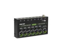 COKYIS MIX600 PRO 6-Channel Stereo Mixer with RGB Lighting High-Fidelity Audio for Studio and Professional Use EU PLUG