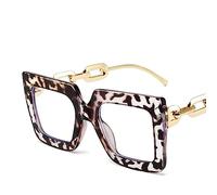 COKYIS Oversized Cat Eye Reading Glasses Oprah Style Readers Women Cute Eyeglasses Iron Flat Chain Eyeglasses Tortoiseshell (Color : G, Size : 1.5)