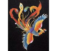 COKYIS Stamped Cross Stitch Kits Phoenix 11CT Counted Printed Cross Stitch Kit,Preprinted Pattern Embroidery Starter Kit for Beginner Kids and Adults 40x50cm