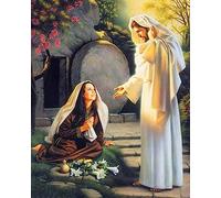 COKYIS5D Diamond Painting by Numbers Kit,Religious Figure DIYFull Drill Crystal Rhinestone Embroidery Diamond Embroidery Diamond Dots Arts Home Decor (16x20inch)