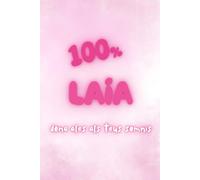 Col·lecció rosa de sucre. Llibreta A5 de 100 pàgines. Quadern de notes de punts. Tapa tova. Llibreta amb nom LAIA: Coberta de la llibreta amb el nom, ... rosa de sucre (llibretes de punts))