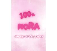 Col·lecció rosa de sucre. Llibreta A5 de 100 pàgines. Quadern de notes de punts. Tapa tova. Llibreta amb nom NORA: Coberta de la llibreta amb el nom, ... rosa de sucre (llibretes de punts))