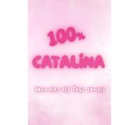 Col·lecció rosa de sucre. Llibreta A5 de 100 pàgines. Quadern de notes de punts. Tapa tova. Llibreta amb nom CATALINA: Coberta de la llibreta amb el ... rosa de sucre (llibretes de punts))