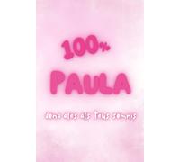 Col·lecció: rosa de sucre. Llibreta A5 de 100 pàgines. Quadern de notes de punts. Tapa tova. Llibreta amb nom: PAULA: Coberta de la llibreta amb el ... rosa de sucre (llibretes de punts))