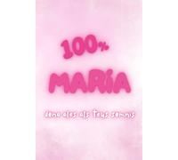 Col·lecció: rosa de sucre. Llibreta A5 de 100 pàgines. Quadern de notes de punts. Tapa tova. Llibreta amb nom: MARIA: Coberta de la llibreta amb el ... rosa de sucre (llibretes de punts))
