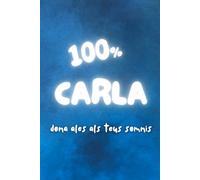Col·lecció: rosa de sucre. Llibreta A5 de 100 pàgines. Quadern de notes de quadres. Tapa tova. Llibreta amb nom CARLA.: Coberta de la llibreta amb el ... rosa de sucre (llibretes de quadres))